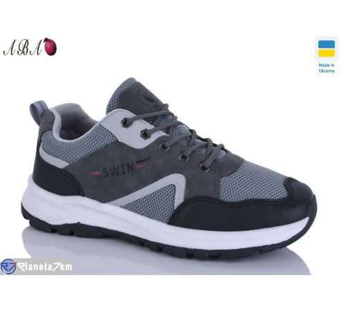 Кросівки чоловічі на весну/осінь (8 пар р.40-45) сірий  "Aba"