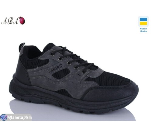 Кросівки чоловічі на весну/осінь (8 пар р.40-45) чорний  "Aba"