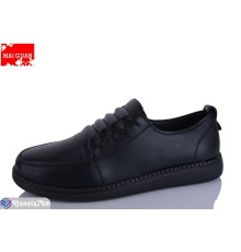 Туфлі жіночі на весну/осінь (8 пар р.40-43) чорний  "Maiguan"