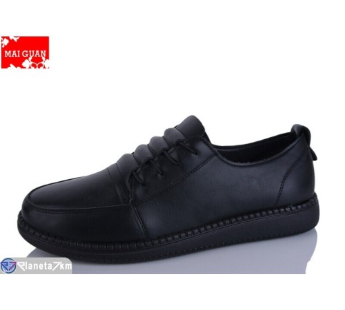 Туфлі жіночі на весну/осінь (8 пар р.40-43) чорний  "Maiguan"