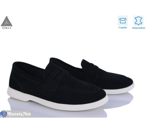 Туфлі чоловічі на весну/осінь (8 пар р.41-45) чорний  "STILLI Group"