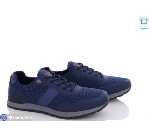 Кросівки чоловічі на весну/осінь (8 пар р.40-45) синій  "KULIBABA"