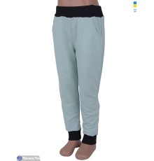 Дитячі спортивні штани на весну/осінь (2 шт. р.сетка One size) зелений  "Kalabok"