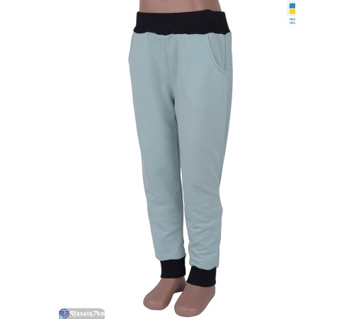 Дитячі спортивні штани на весну/осінь (2 шт. р.сетка One size) зелений  "Kalabok"