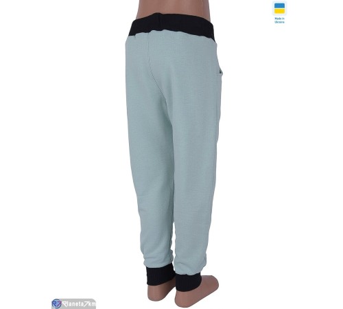 Дитячі спортивні штани на весну/осінь (2 шт. р.сетка One size) зелений  "Kalabok"