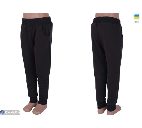 Дитячі спортивні штани на весну/осінь (3 шт. р.сетка One size) чорний  "Kalabok"