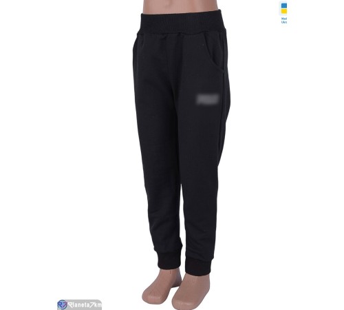 Дитячі спортивні штани на весну/осінь (3 шт. р.сетка One size) чорний  "Kalabok"