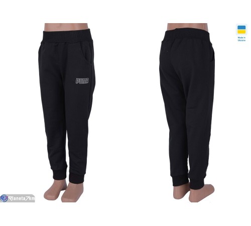 Дитячі спортивні штани на весну/осінь (3 шт. р.сетка One size) чорний  "Kalabok"