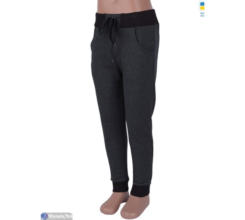 Дитячі спортивні штани на весну/осінь (2 шт. р.сетка One size) сірий  "Kalabok"