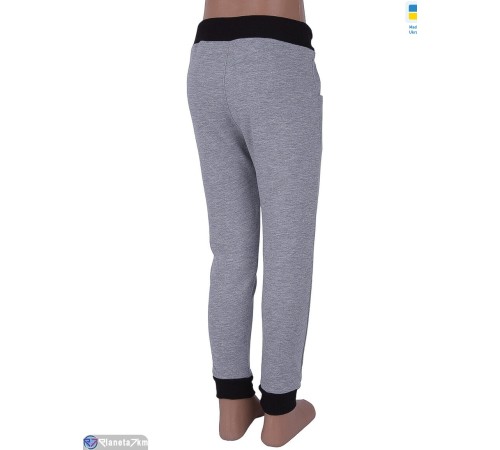 Дитячі спортивні штани на весну/осінь (2 шт. р.сетка One size) сірий  "Kalabok"