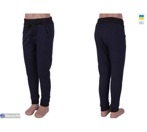 Дитячі спортивні штани на весну/осінь (4 шт. р.сетка One size) синій  "Kalabok"