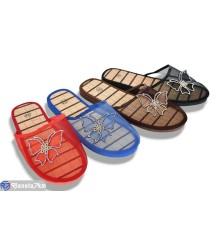 Тапки жіночі на літо (12 пар р.36-41) мікс  "LUXORIS"