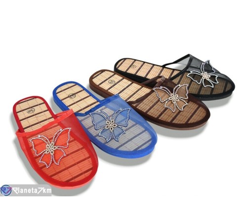 Тапки жіночі на літо (12 пар р.36-41) мікс  "LUXORIS"