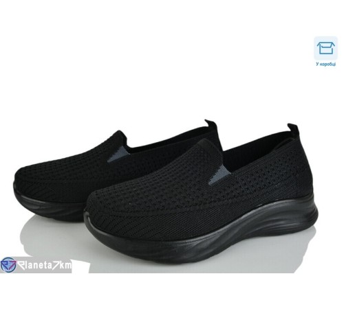 Кросівки жіночі на літо (8 пар р.36-41) чорний  "Vitta"