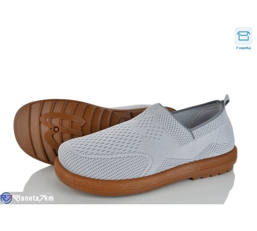 Туфлі жіночі на літо (8 пар р.36-41) сірий  "Vitta"