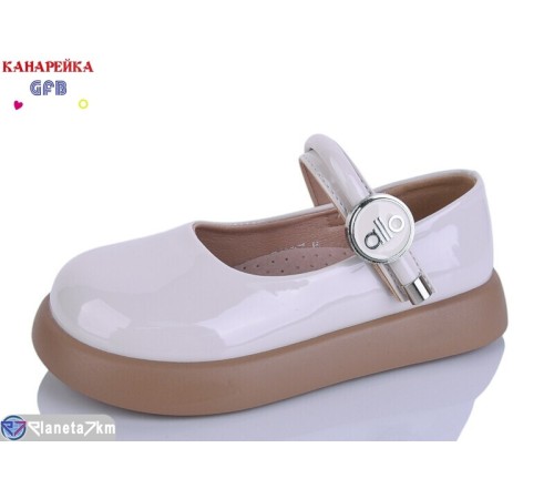 Дитячі туфлі на весну/осінь (8 пар р.28-33) бежевий  "GFB-Канарейка"