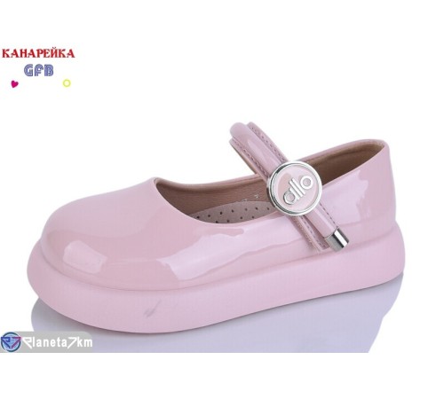Дитячі туфлі на весну/осінь (8 пар р.28-33) рожевий  "GFB-Канарейка"