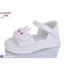 Дитячі босоніжки на літо (8 пар р.23-28) білий  "GFB-Канарейка"