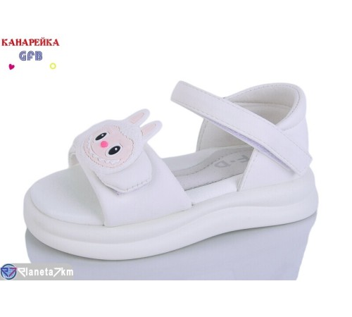 Дитячі босоніжки на літо (8 пар р.23-28) білий  "GFB-Канарейка"