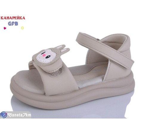 Дитячі босоніжки на літо (8 пар р.23-28) коричневий  "GFB-Канарейка"