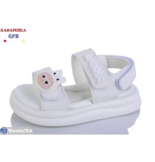 Дитячі босоніжки на літо (8 пар р.23-28) білий  "GFB-Канарейка"