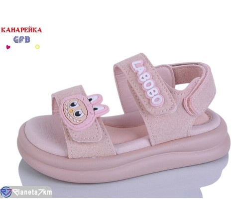 Дитячі босоніжки на літо (8 пар р.23-28) рожевий  "GFB-Канарейка"