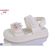 Дитячі босоніжки на літо (8 пар р.23-28) бежевий  "GFB-Канарейка"