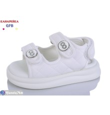 Дитячі босоніжки на літо (8 пар р.23-28) білий  "GFB-Канарейка"