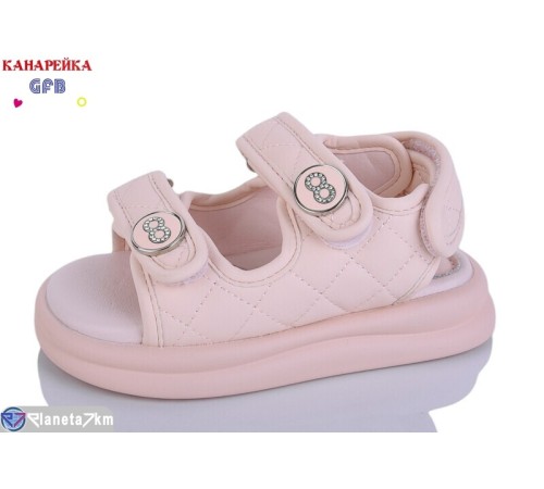 Дитячі босоніжки на літо (8 пар р.23-28) рожевий  "GFB-Канарейка"