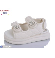 Дитячі босоніжки на літо (8 пар р.23-28) бежевий  "GFB-Канарейка"