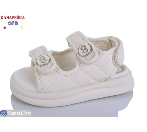 Дитячі босоніжки на літо (8 пар р.23-28) бежевий  "GFB-Канарейка"
