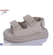 Дитячі босоніжки на літо (8 пар р.23-28) коричневий  "GFB-Канарейка"