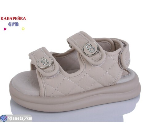 Дитячі босоніжки на літо (8 пар р.23-28) коричневий  "GFB-Канарейка"