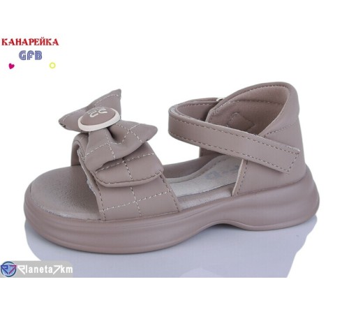 Дитячі босоніжки на літо (8 пар р.23-28) коричневий  "GFB-Канарейка"