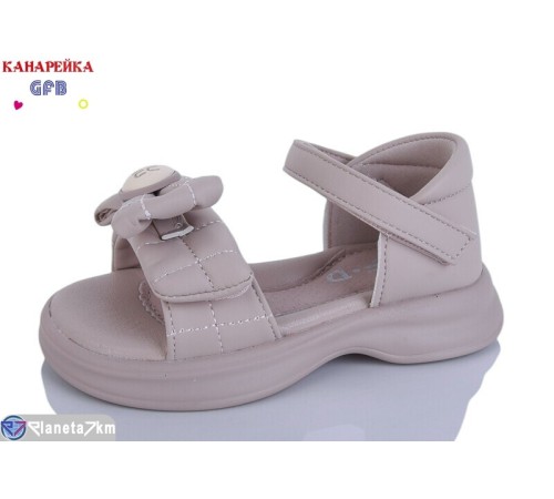Дитячі босоніжки на літо (8 пар р.23-28) бежевий  "GFB-Канарейка"