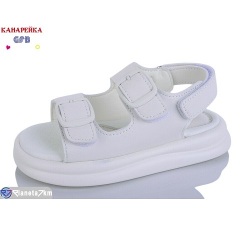 Дитячі босоніжки на літо (8 пар р.27-32) білий  "GFB-Канарейка"