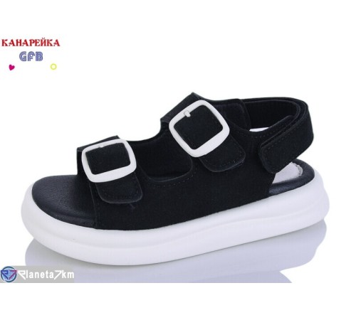 Дитячі босоніжки на літо (8 пар р.27-32) чорний  "GFB-Канарейка"