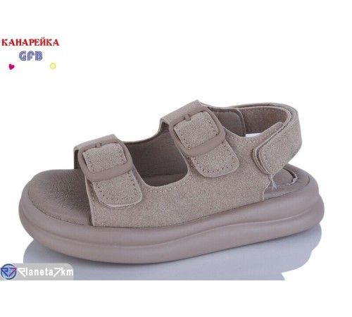 Дитячі босоніжки на літо (8 пар р.27-32) бежевий  "GFB-Канарейка"