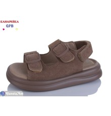 Дитячі босоніжки на літо (8 пар р.27-32) коричневий  "GFB-Канарейка"