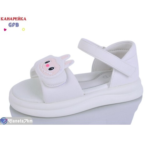 Дитячі босоніжки на літо (8 пар р.28-33) білий  "GFB-Канарейка"