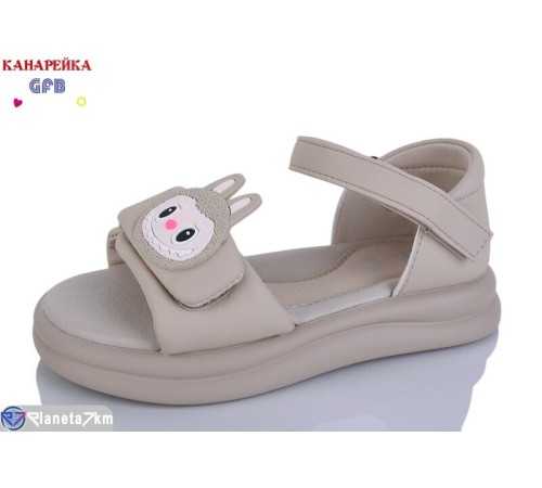 Дитячі босоніжки на літо (8 пар р.28-33) коричневий  "GFB-Канарейка"