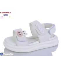 Дитячі босоніжки на літо (8 пар р.28-33) білий  "GFB-Канарейка"