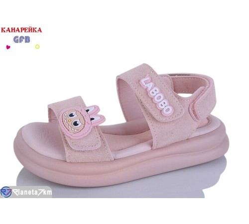 Дитячі босоніжки на літо (8 пар р.28-33) рожевий  "GFB-Канарейка"