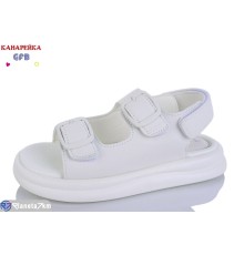 Дитячі босоніжки на літо (8 пар р.32-37) білий  "GFB-Канарейка"