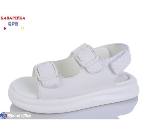 Дитячі босоніжки на літо (8 пар р.32-37) білий  "GFB-Канарейка"