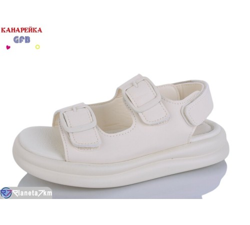Дитячі босоніжки на літо (8 пар р.32-37) бежевий  "GFB-Канарейка"