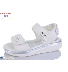 Дитячі босоніжки на літо (8 пар р.32-37) білий  "GFB-Канарейка"
