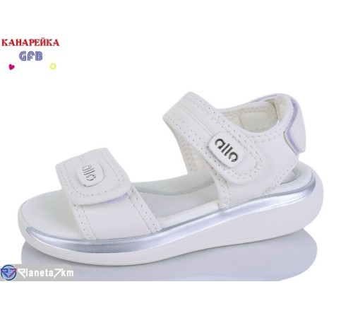 Дитячі босоніжки на літо (8 пар р.32-37) білий  "GFB-Канарейка"