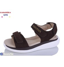 Дитячі босоніжки на літо (8 пар р.32-37) коричневий  "GFB-Канарейка"