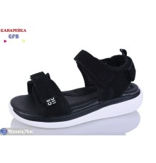 Дитячі босоніжки на літо (8 пар р.32-37) чорний  "GFB-Канарейка"